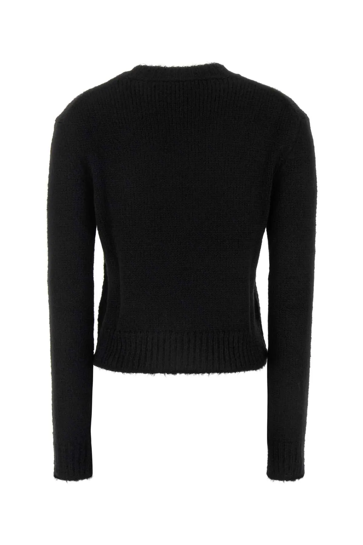 Jil Sander Black Alpaca Blend Sweater