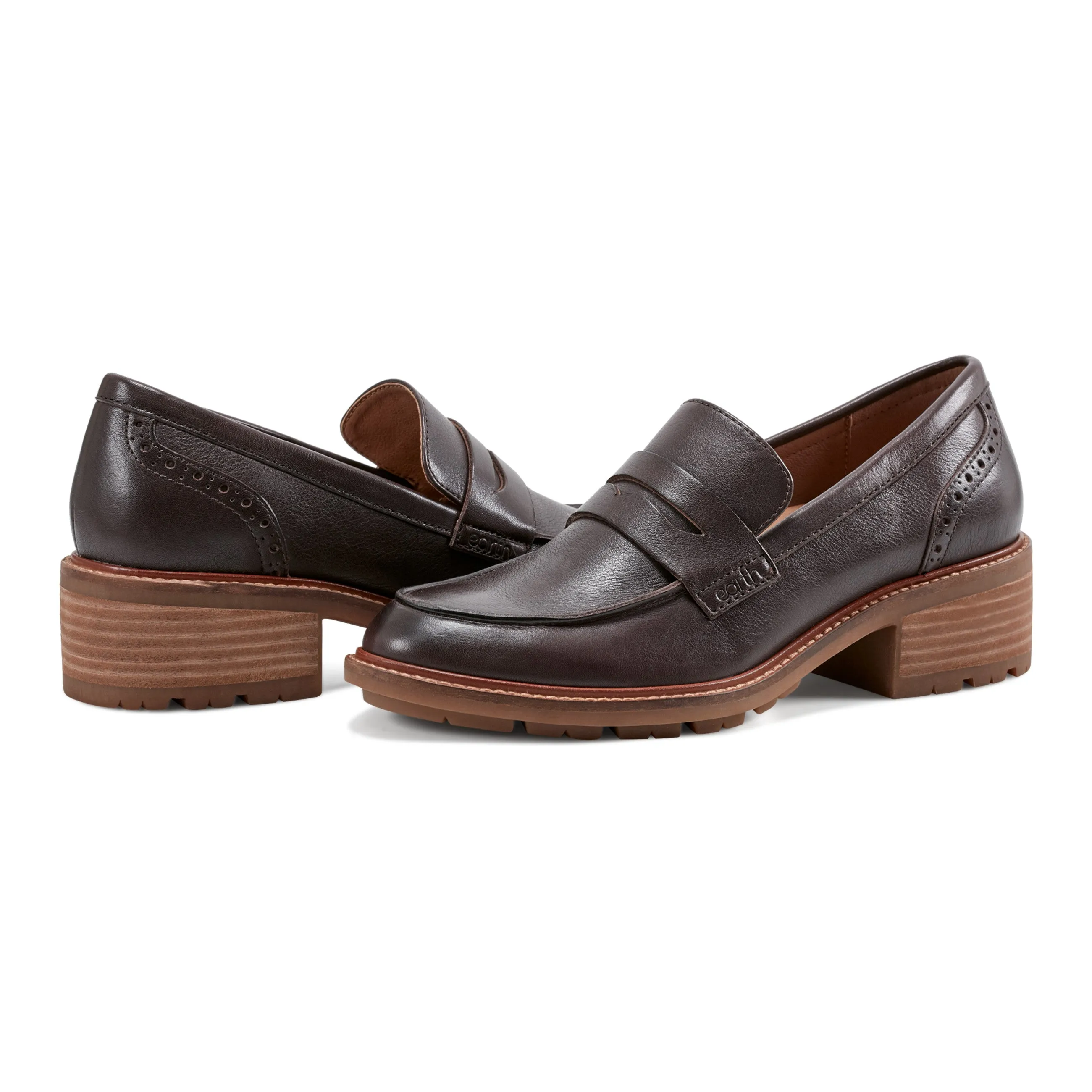 Lindy Almond Toe Casual Slip-on Penny Loafers