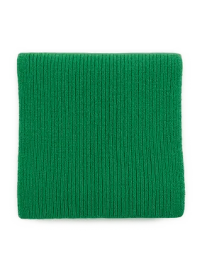 MACKIE  Wool and angora scarf - Green