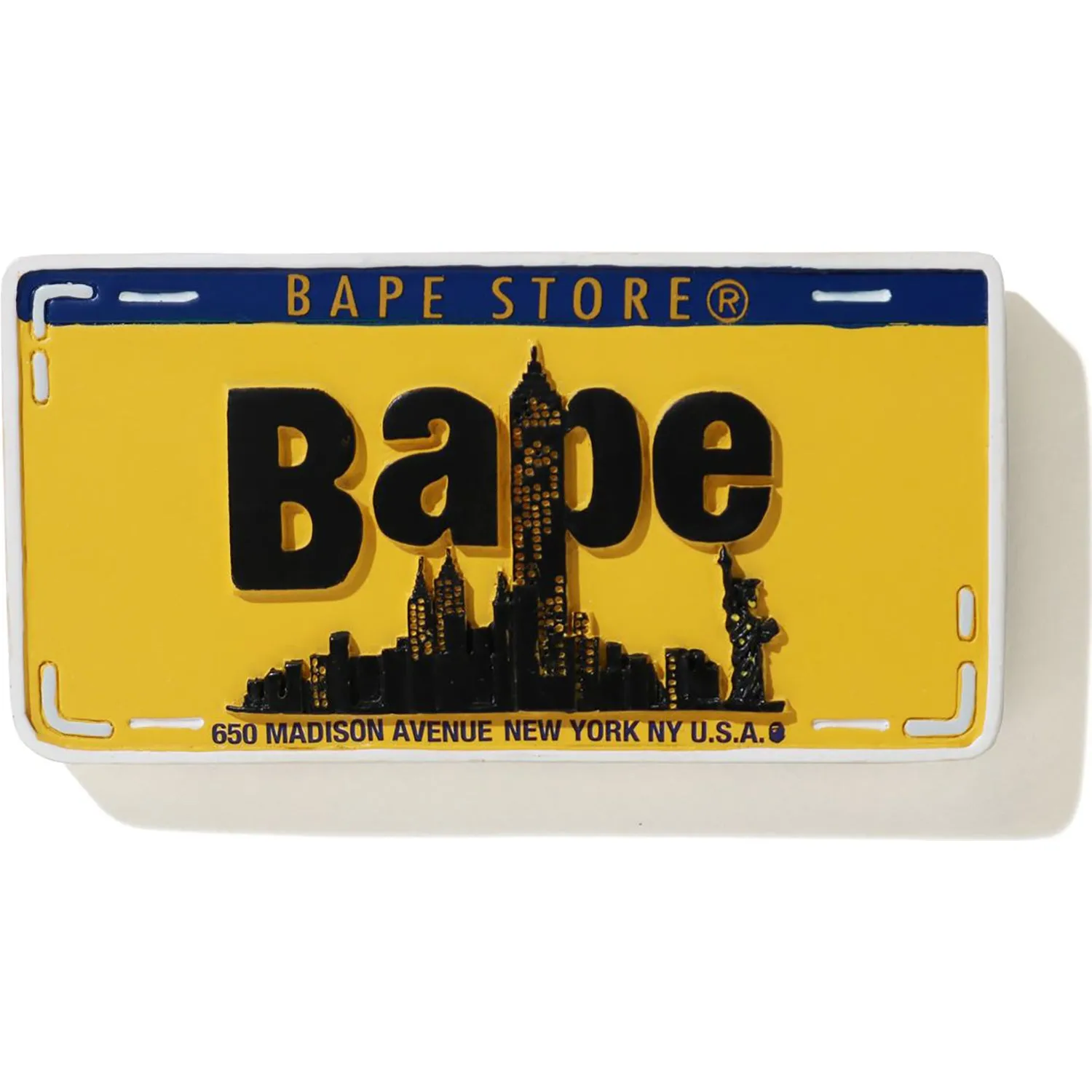 MADISON AVENUE LICENSE PLATE MAGNET