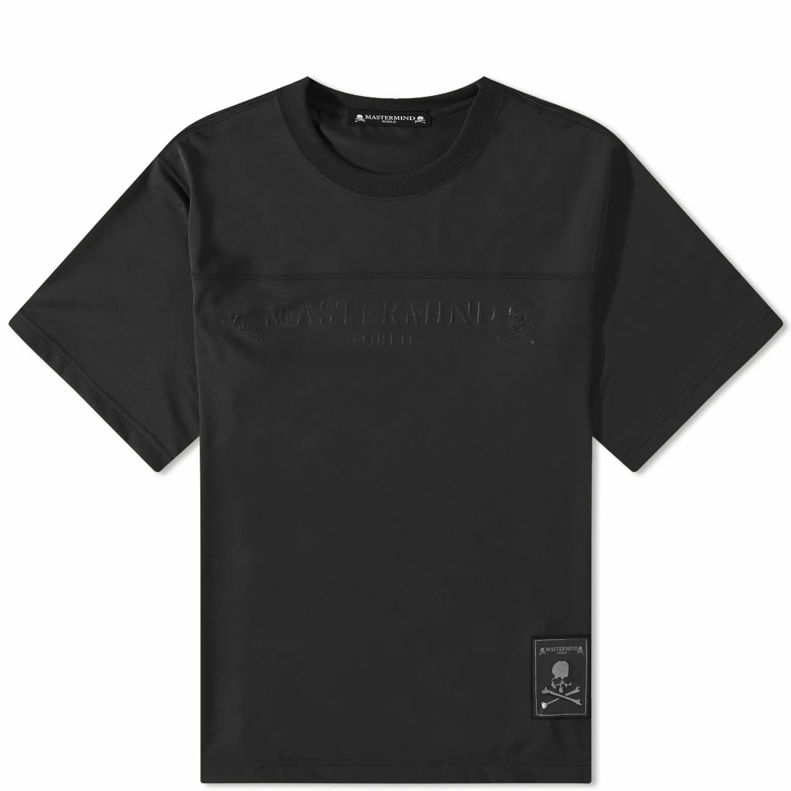 Mastermind Football Top Tee Black