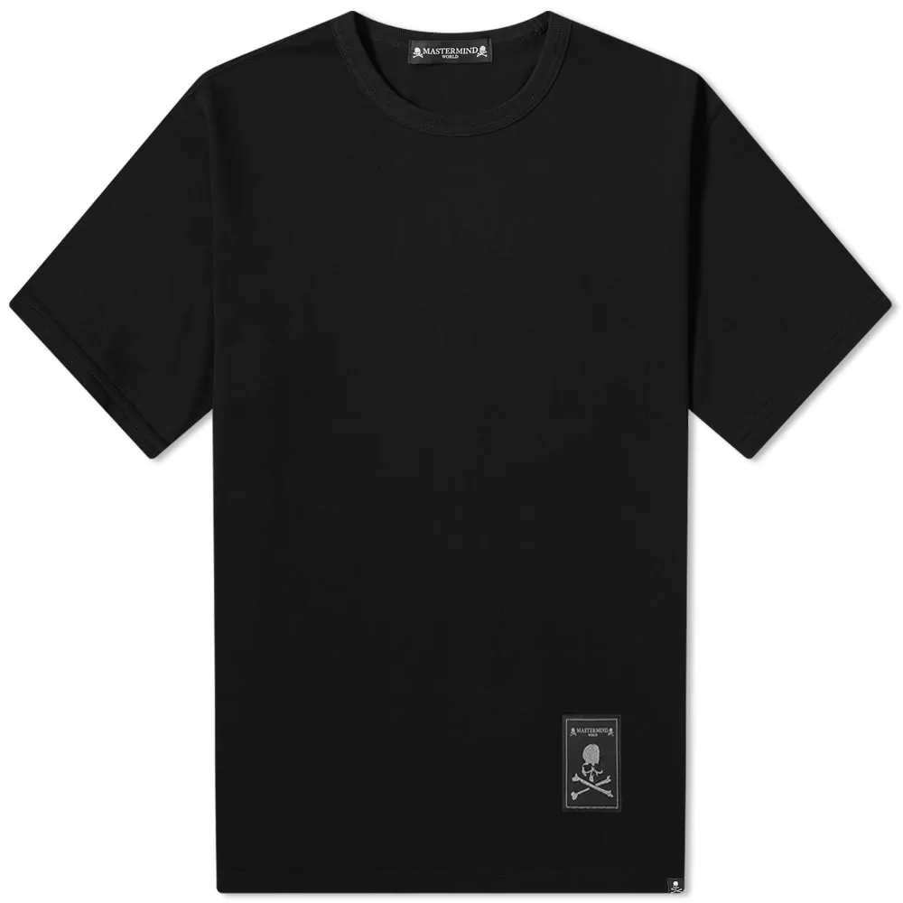 MASTERMIND WORLD Label Logo T-ShirtBlack