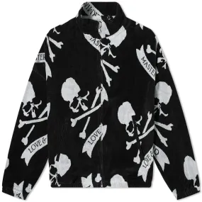 MASTERMIND WORLD Large Skull Towelling JacketBlack