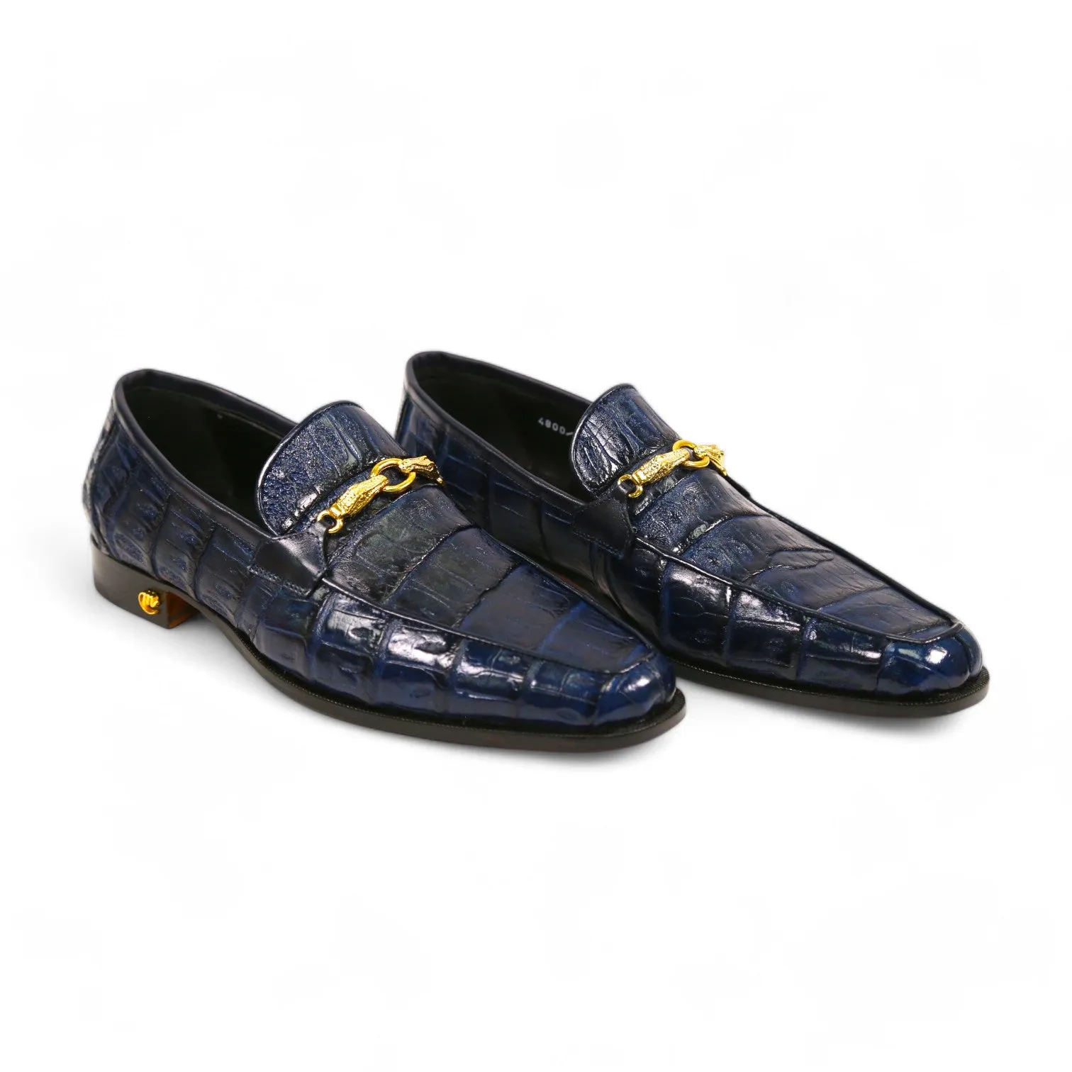 Mauri 4800/5 Men's Shoes Exotic Crocodile Horsebit Loafers (MA5652)