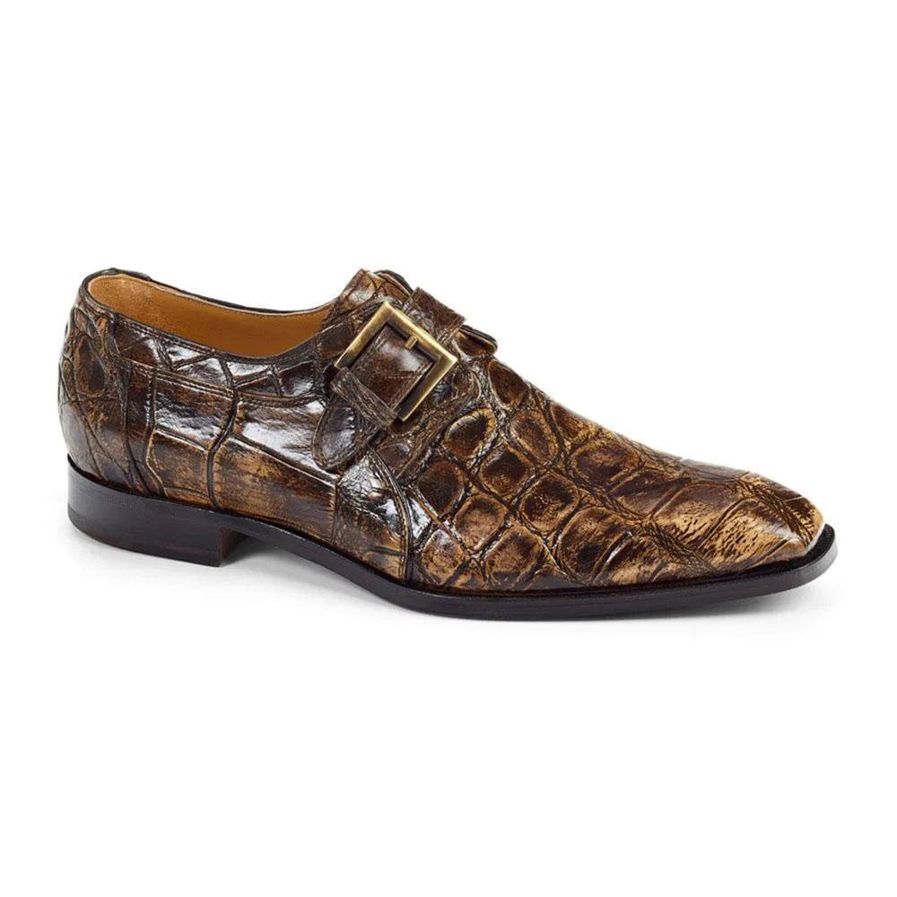 Mauri Men's Brown Exotic Hand-Painted Body Alligator Loafers 1002 (MA4403)