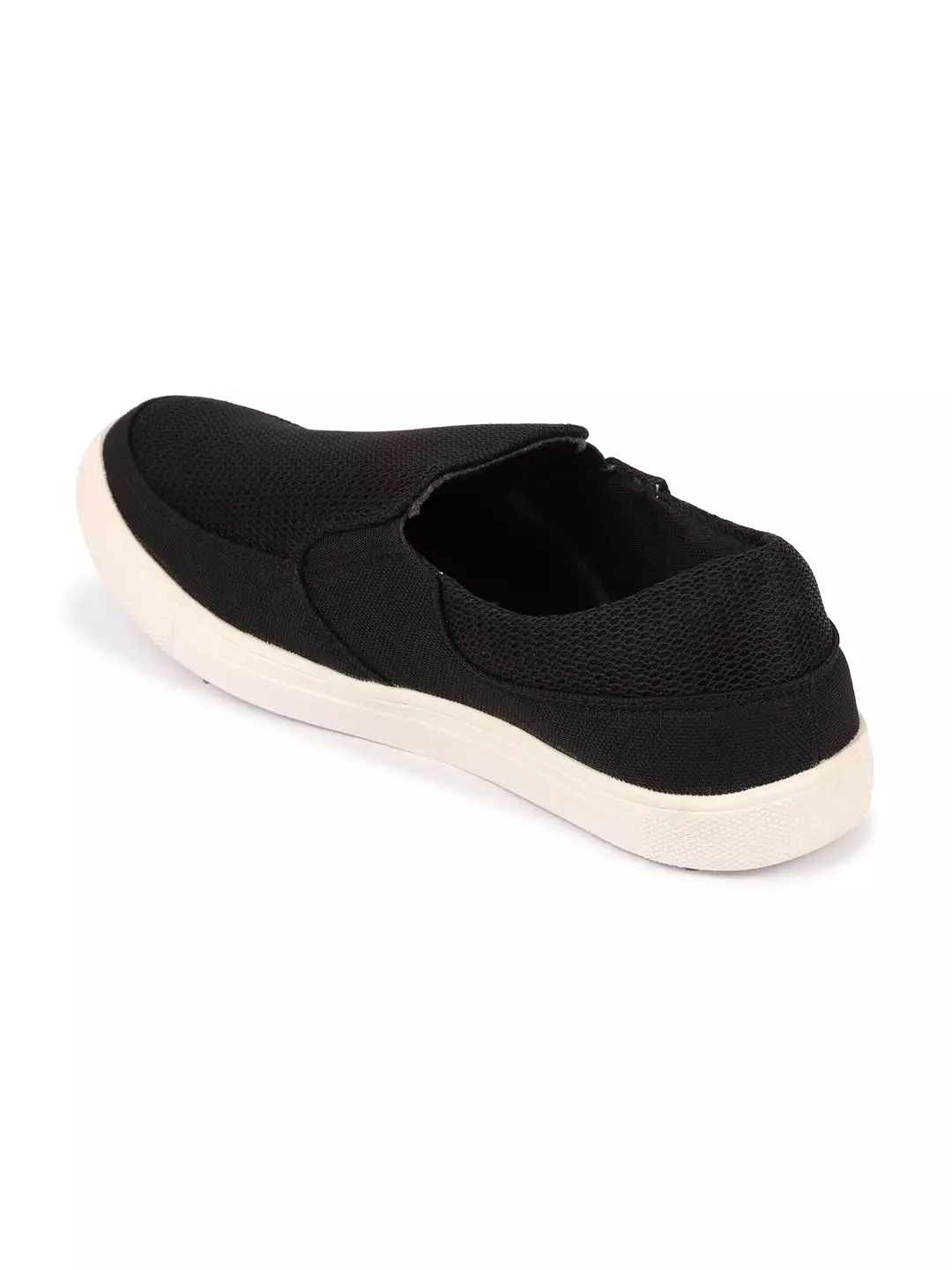 Men Black Casual Slip-On Loafers