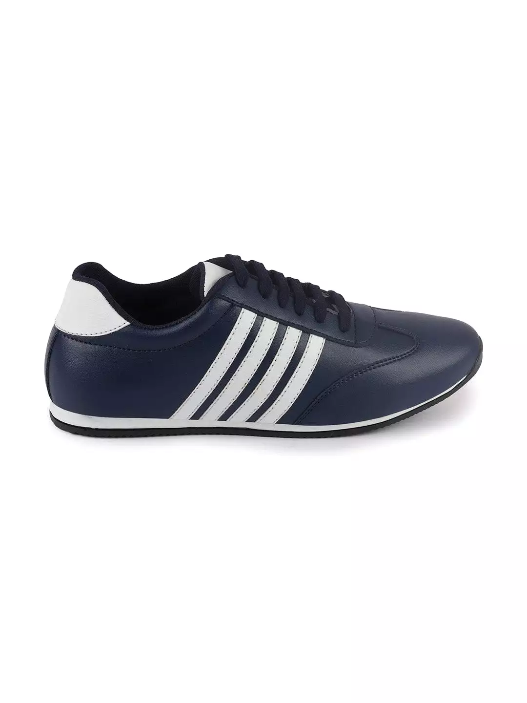 Men Blue Casual Classic Lace Up Sneakers