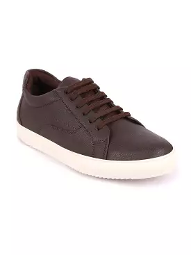 Men Brown Classic Outdoor Lace Up Sneakers