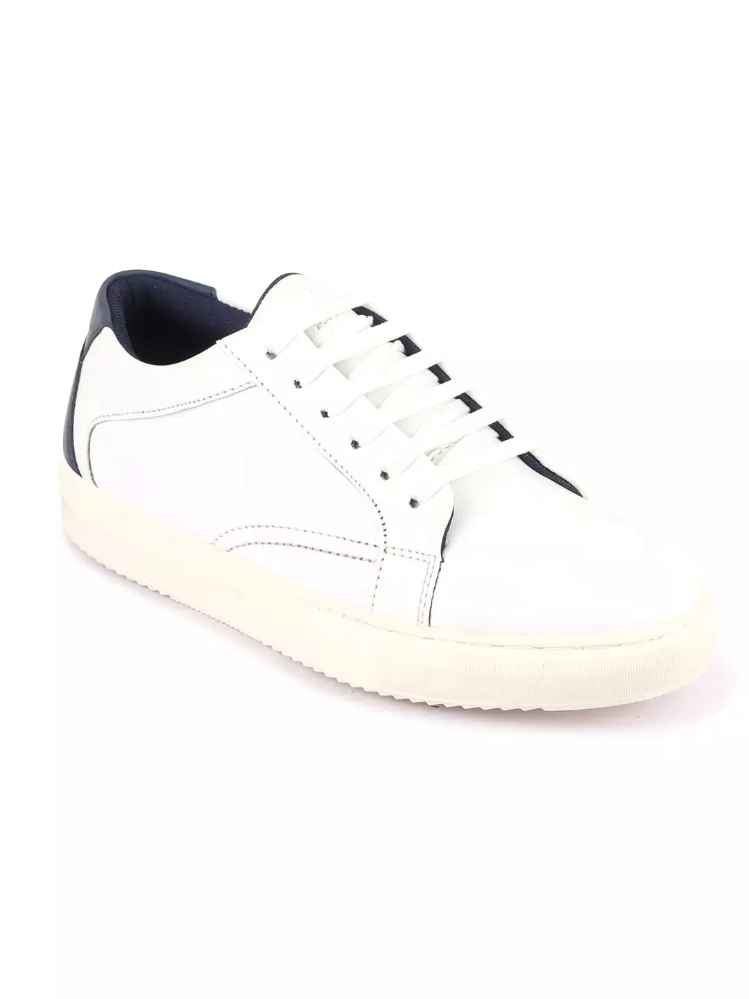 Men White Outdoor Classic Lace Up Sneakers Shoes