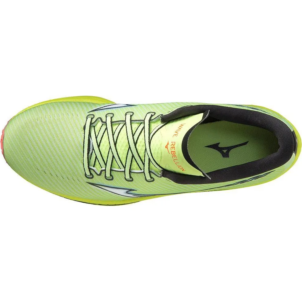 Men's Mizuno WAVE REBELLION Neo Lime