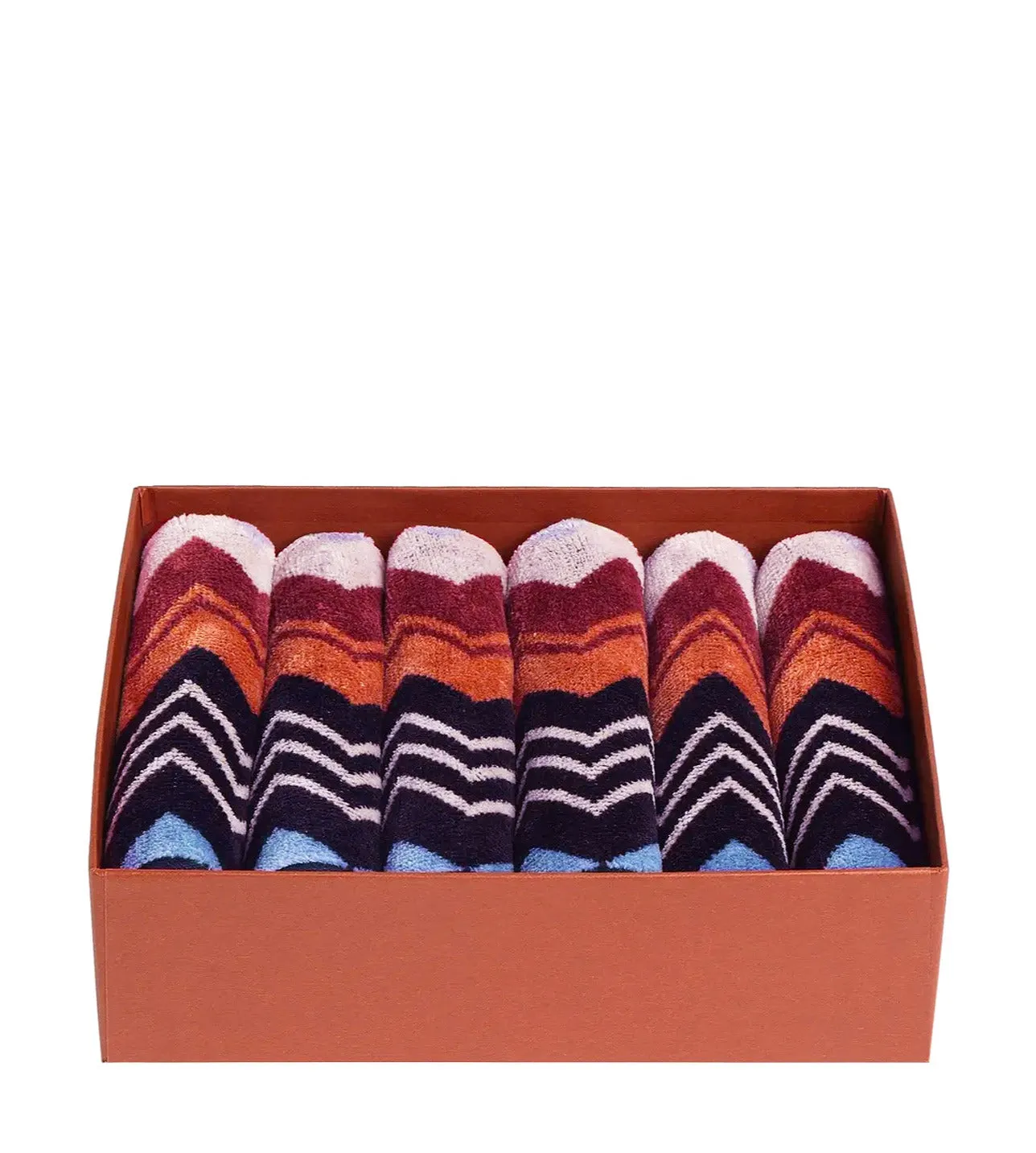 Missoni Home Zig-Zag Detail 6-Pack Face Towels