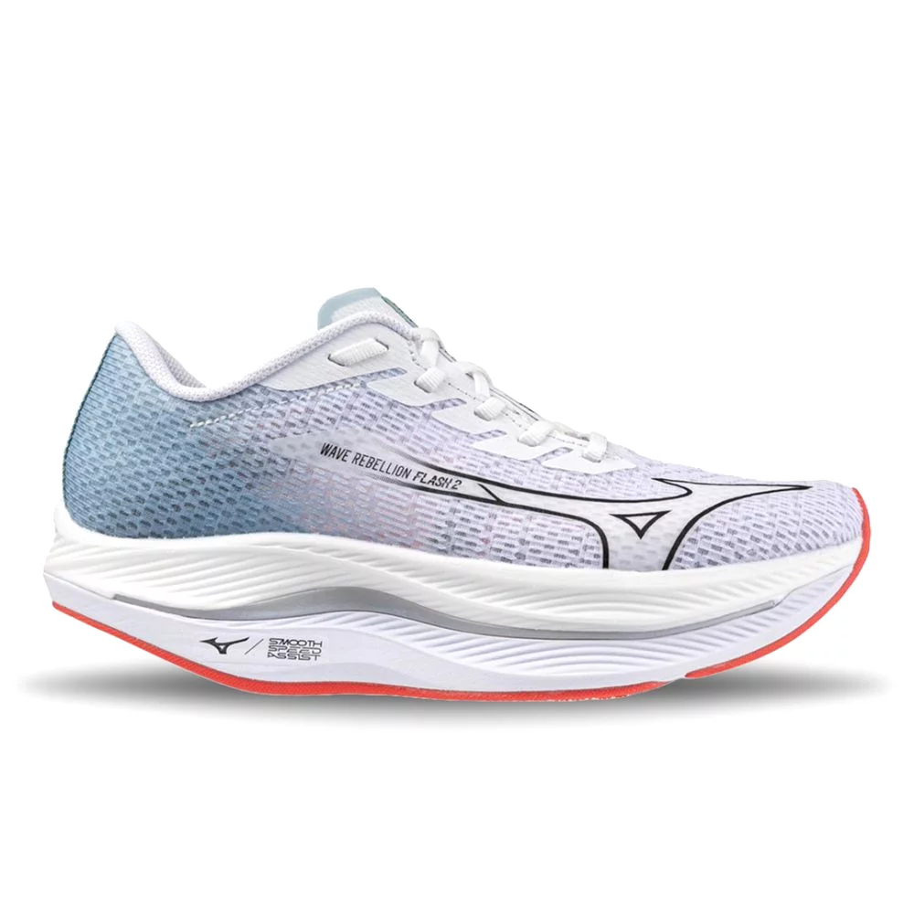 Mizuno Women's Wave Rebellion Flash 2 - White/Black