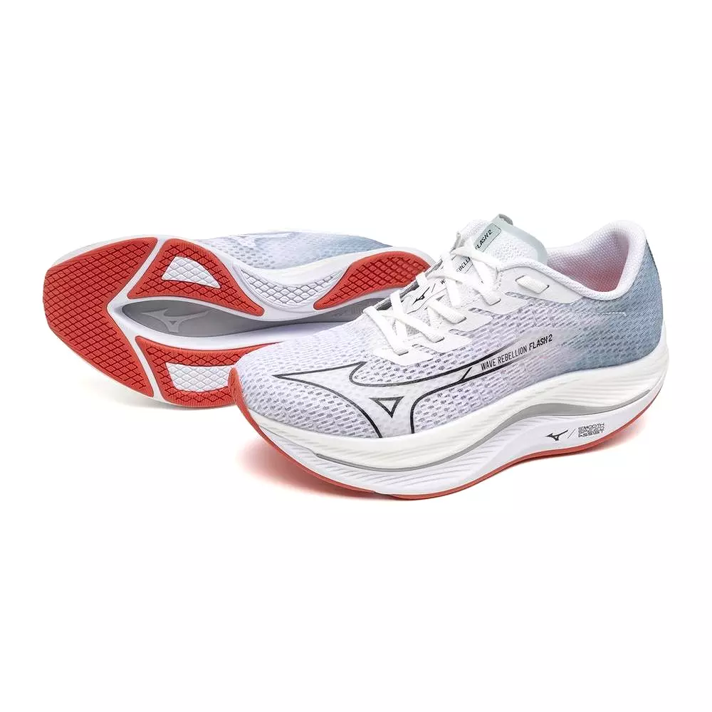 Mizuno Women's Wave Rebellion Flash 2 - White/Black