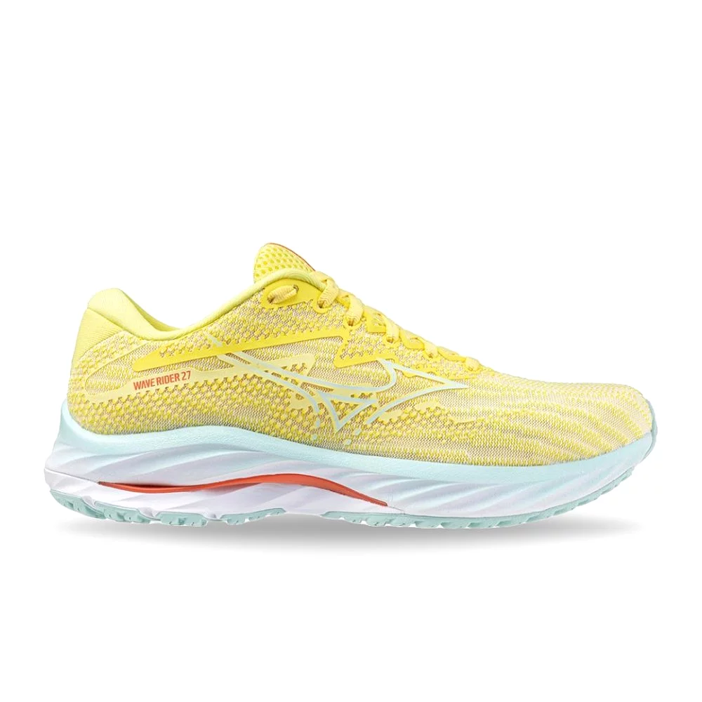 Mizuno Women's Wave Rider 27 - Anise Flower/White