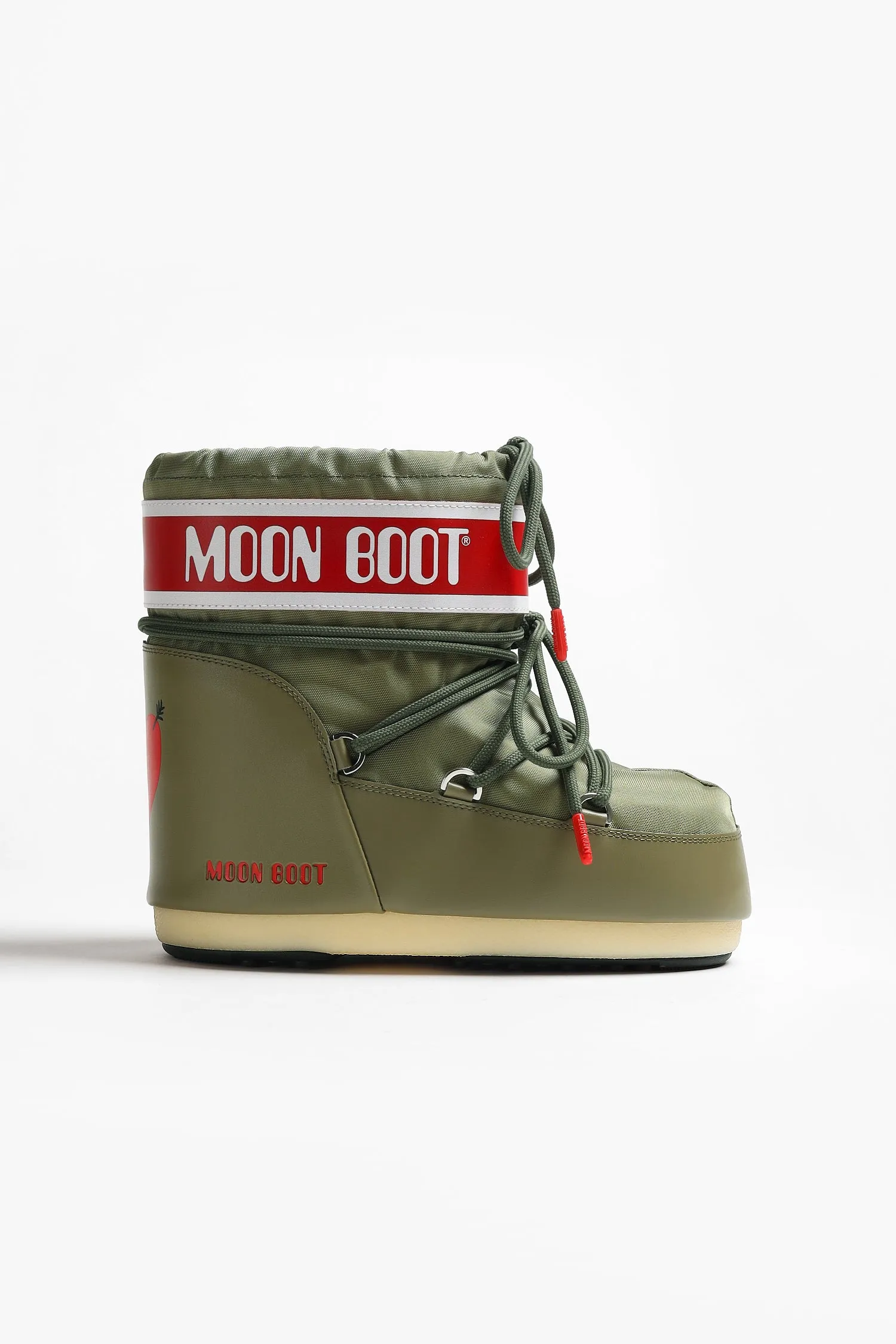 Moon Boot Icon Low 'Heart' in Khaki