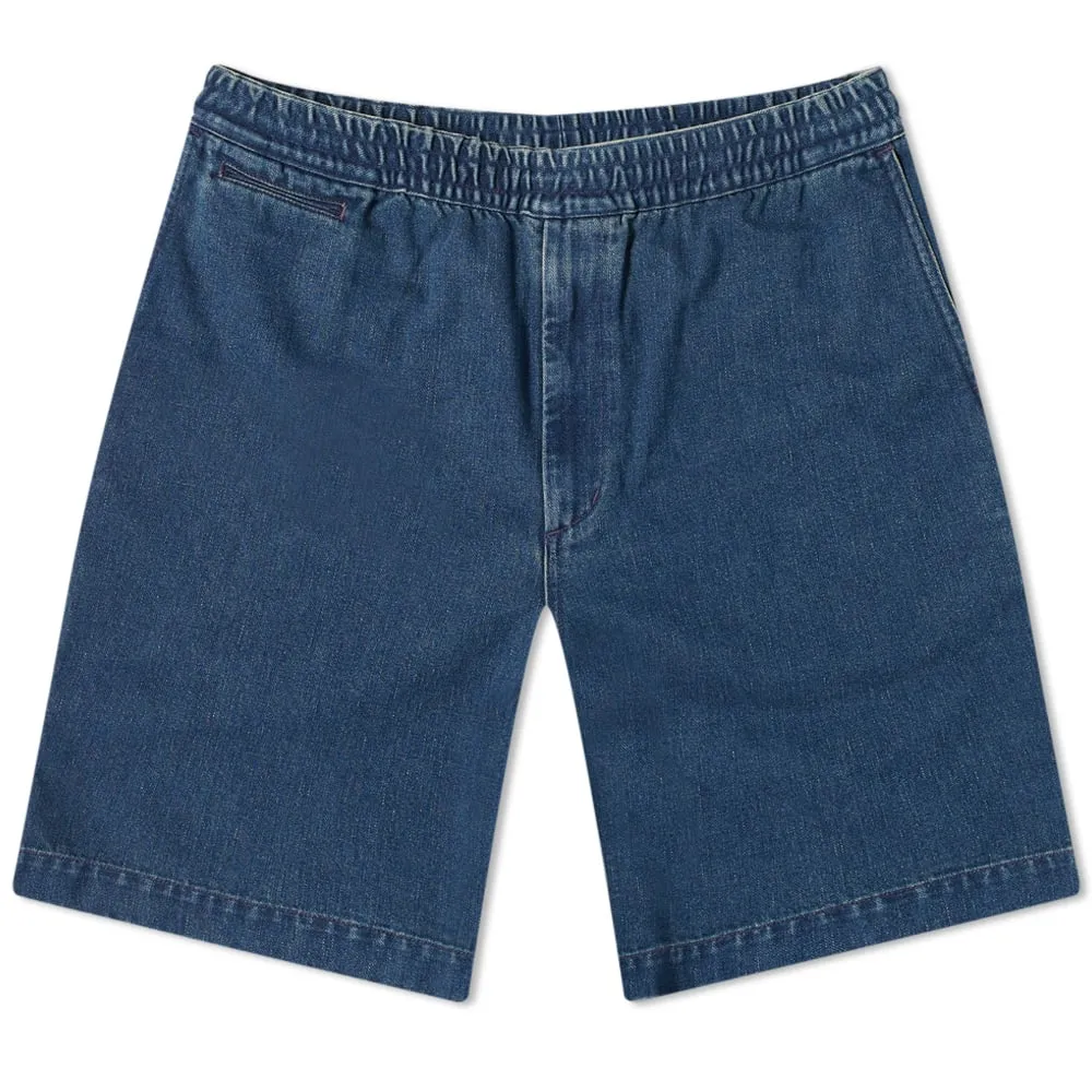 Nanamica Denim Easy ShortsIndigo Bleach