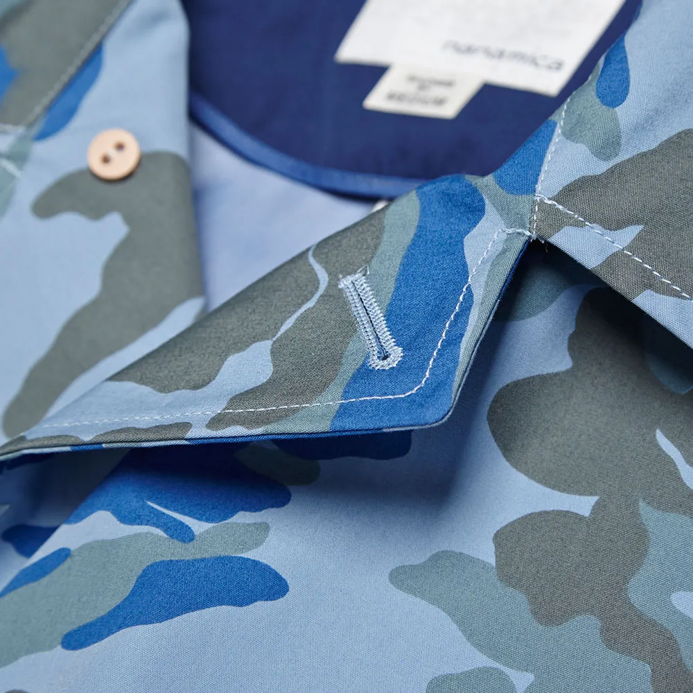 Nanamica Gore-Tex Soutien Collar CoatBlue Camo