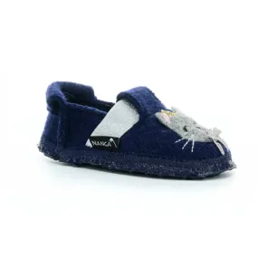 Nanga Aristokitty Dark Blue barefoot slippers