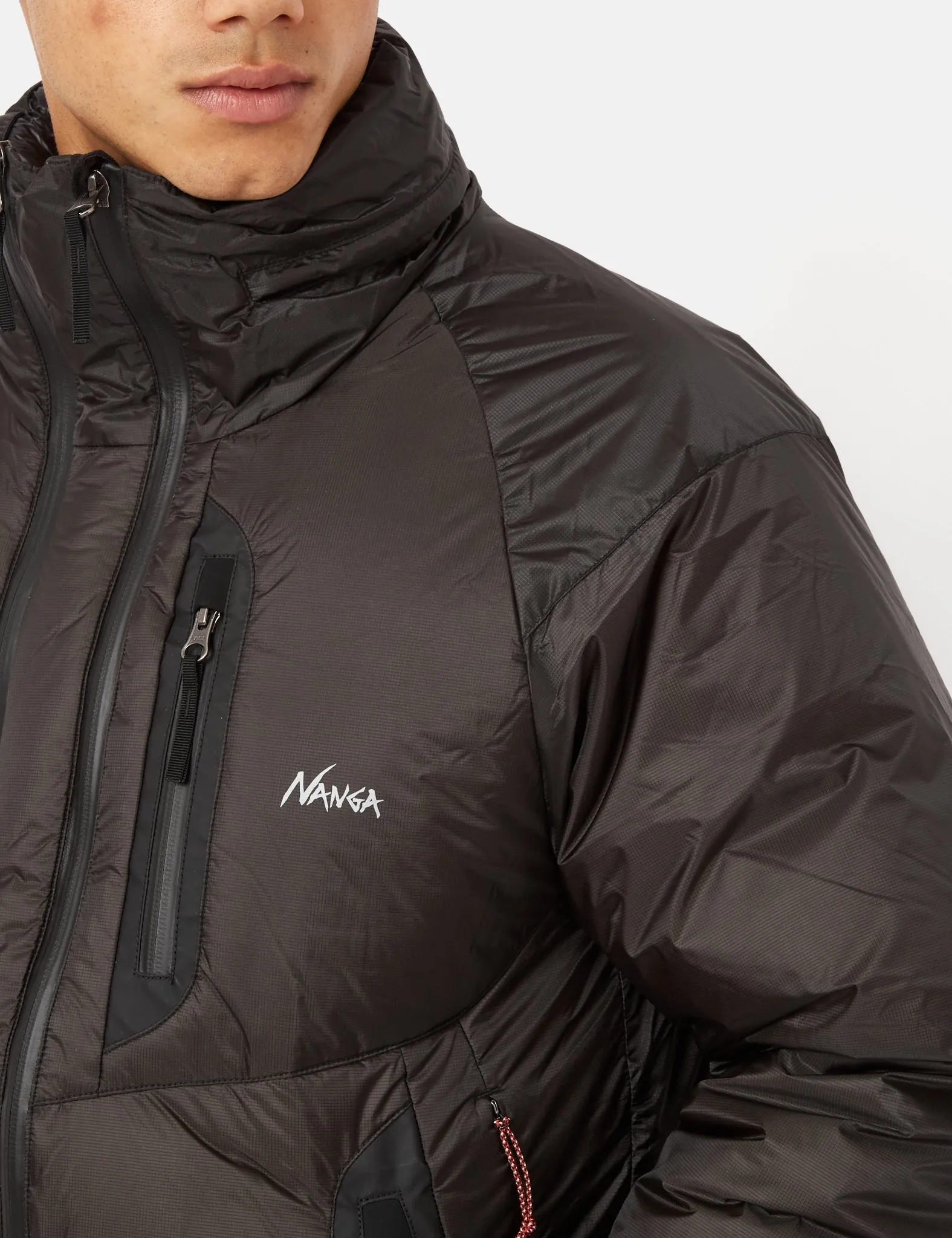 Nanga Aurora Light Stand Collar Down Jacket - Black