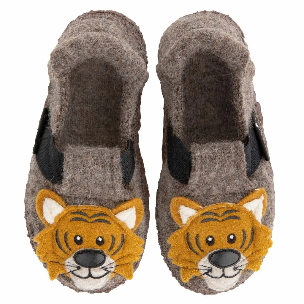 Nanga Roar Tiger Brown barefoot slippers