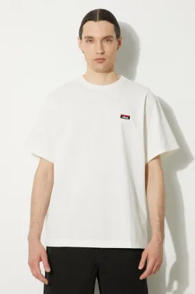 Nanga t-shirt Eco Hybrid Box Logo Embroidery Tee men’s white color NW2411.1G804.A