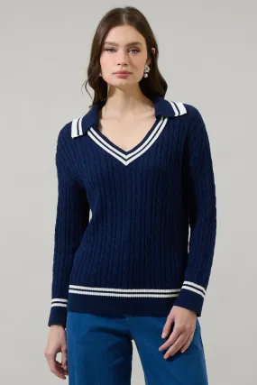 Nevaeh V Neck Knit Sweater