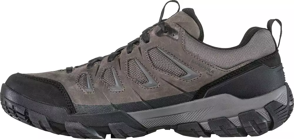 Oboz Men's Sawtooth X Low Waterproof Shoe - Charcoal