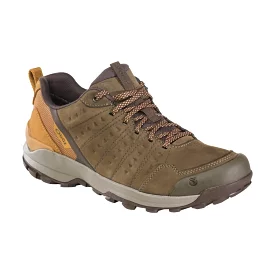 Oboz Men's Sypes Low Leather Waterproof Shoe - Wood