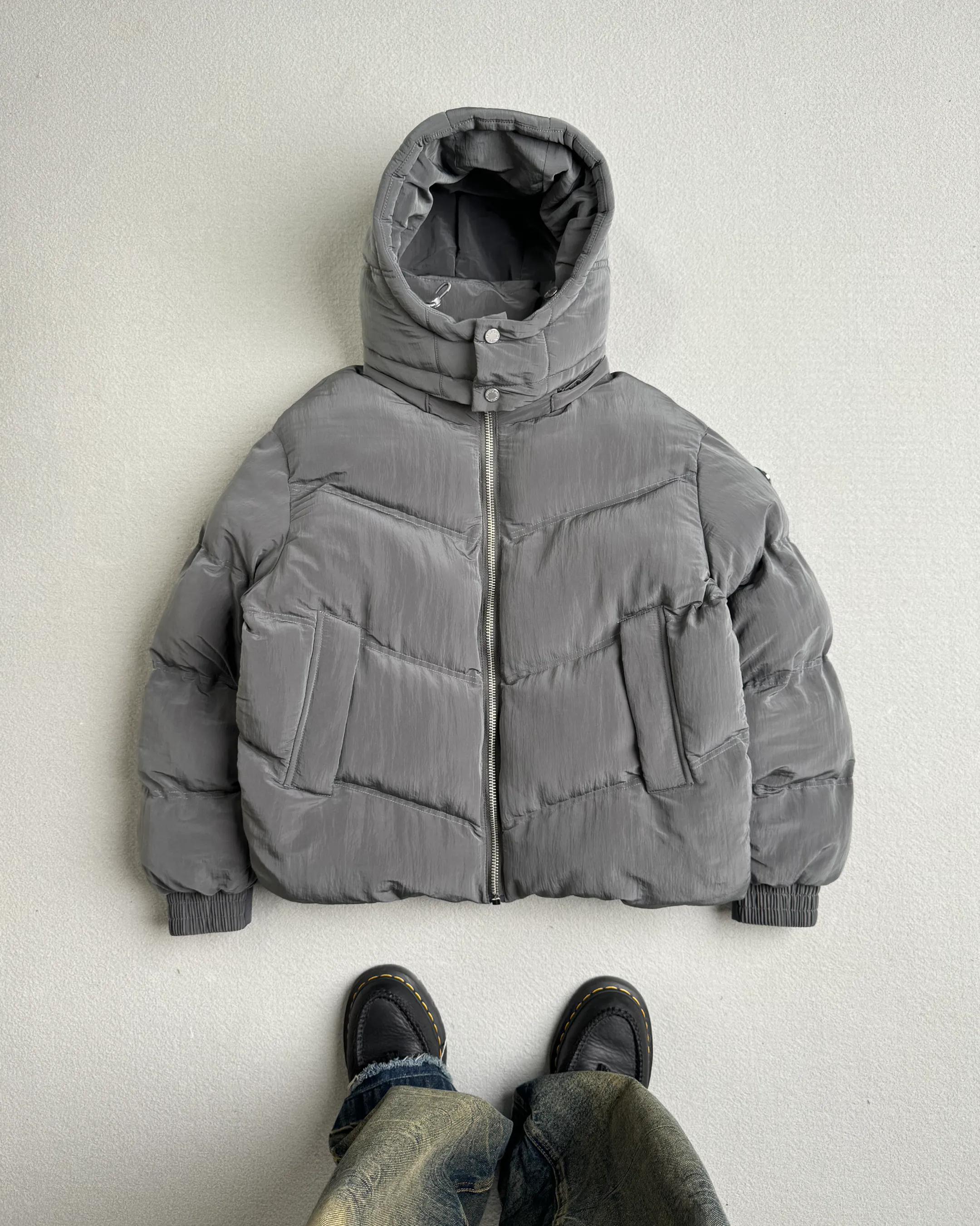 OG PUFFER JACKET GREY