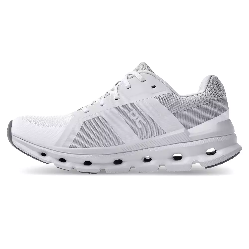 On Women's Cloudrunner - White/Frost