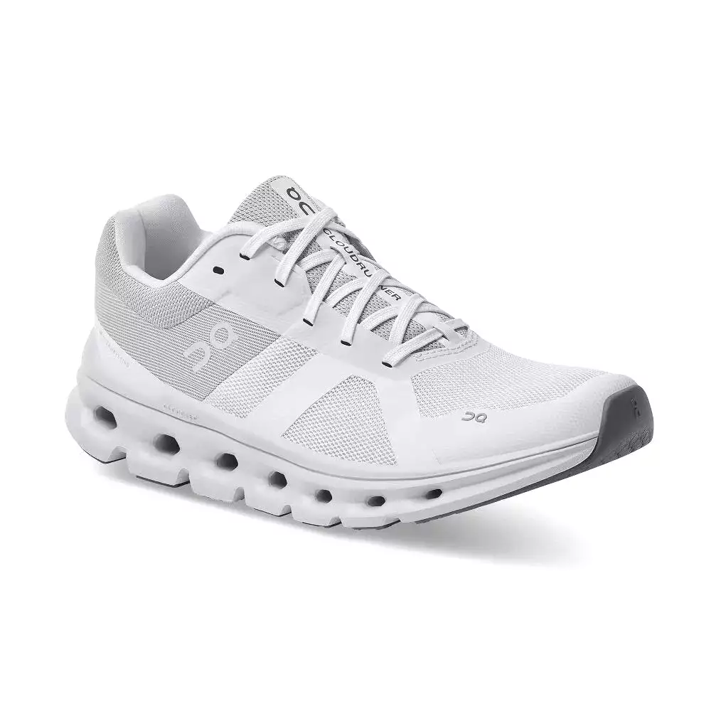 On Women's Cloudrunner Wide - White/Frost