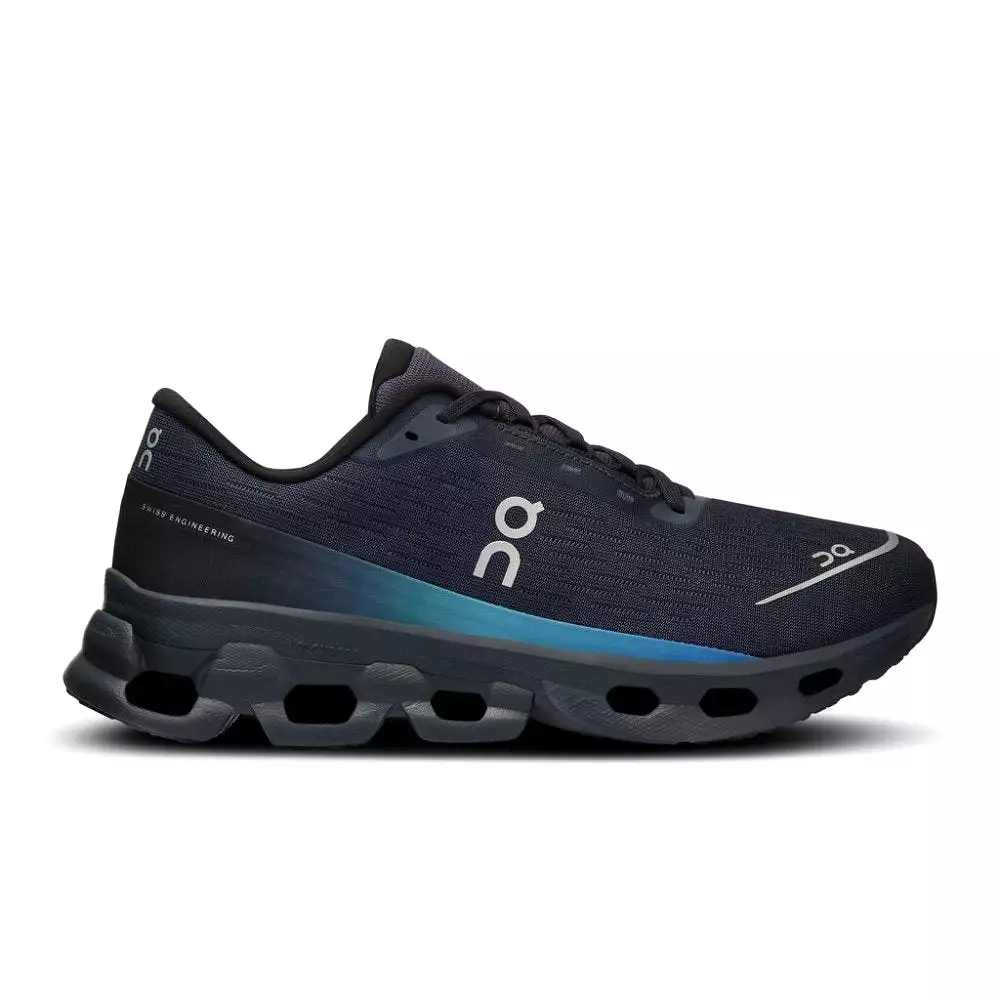 On Women's Cloudspark - Black/Blueberry