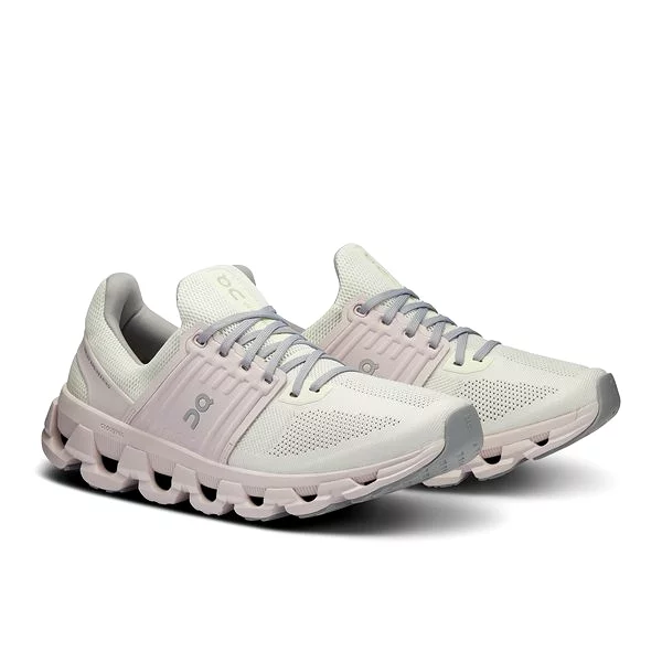 On Women's Cloudswift 3 AD Running Shoes - Ivory/Lily