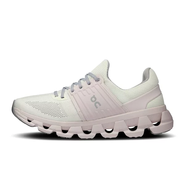 On Women's Cloudswift 3 AD Running Shoes - Ivory/Lily