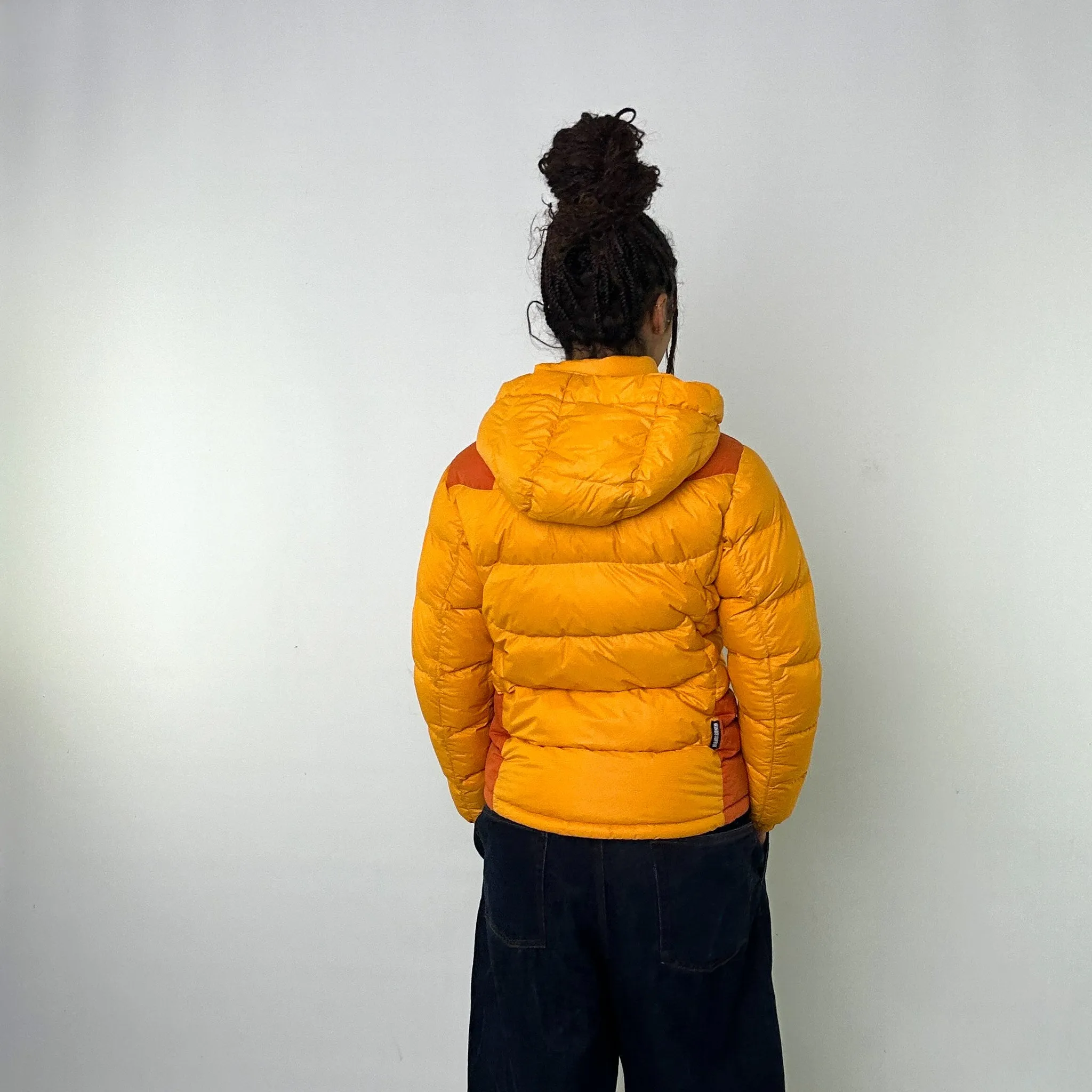 Orange y2ks Mont Bell EX 800 Puffer Jacket Coat (S)