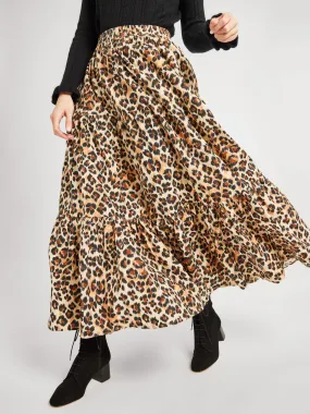 Paola Skirt in Cheetah