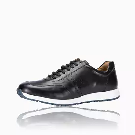 Prague Leather Sneaker, Black