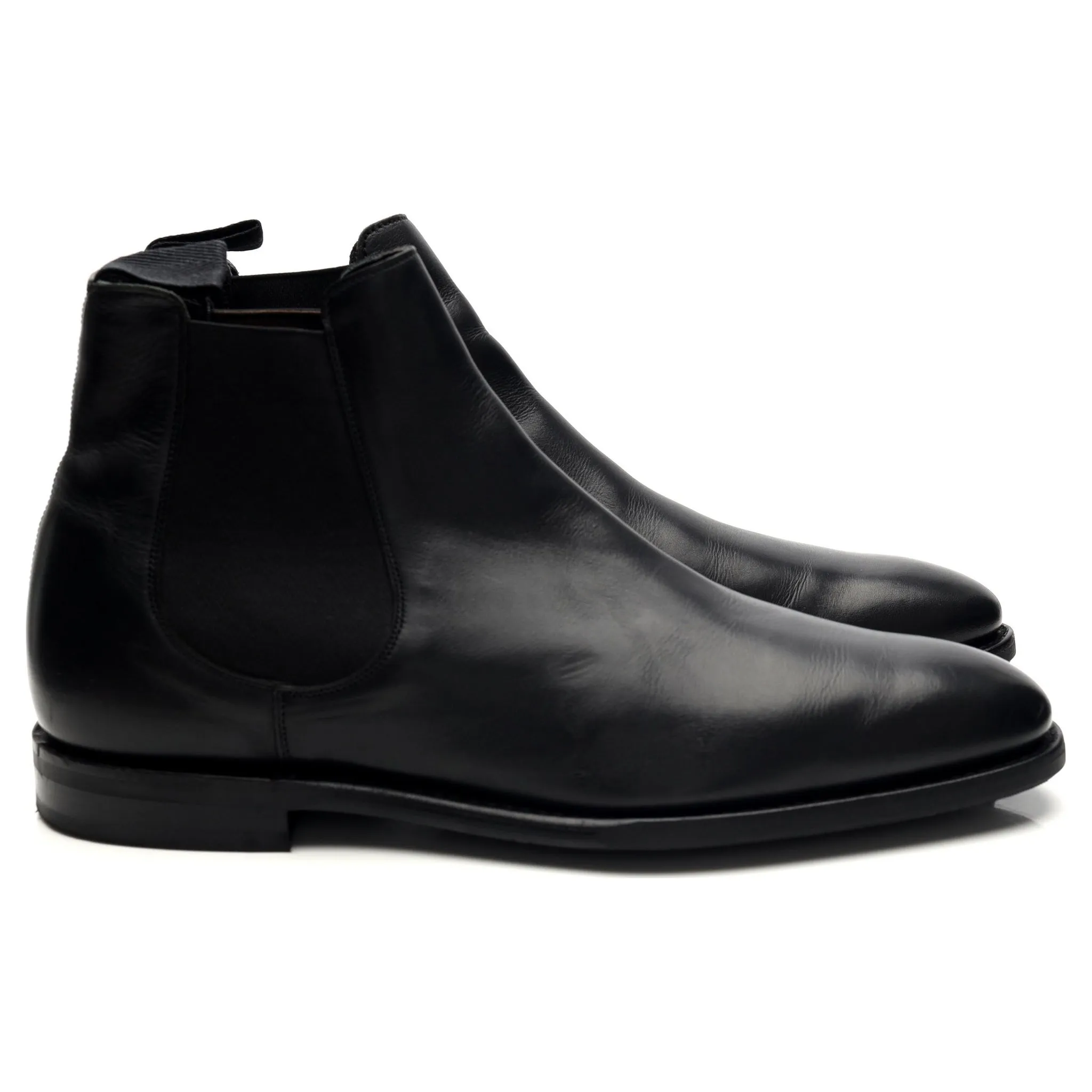 'Prenton' Black Leather Chelsea Boot UK 8 G