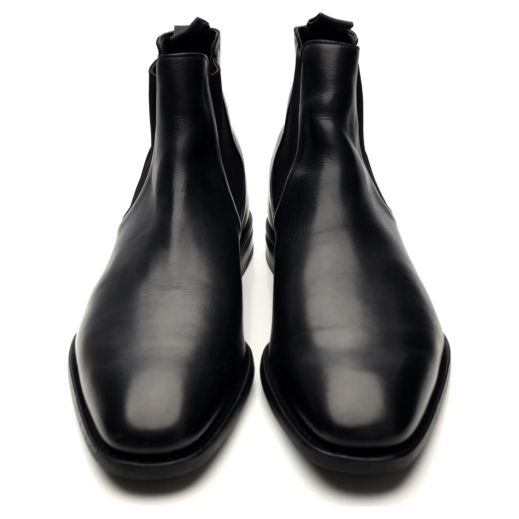 'Prenton' Black Leather Chelsea Boot UK 8 G