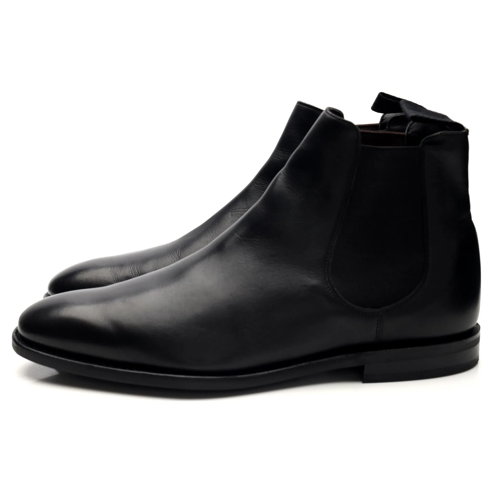 'Prenton' Black Leather Chelsea Boot UK 8 G