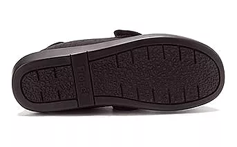 Propet Men's Cronus Diabetic Slippers - Black