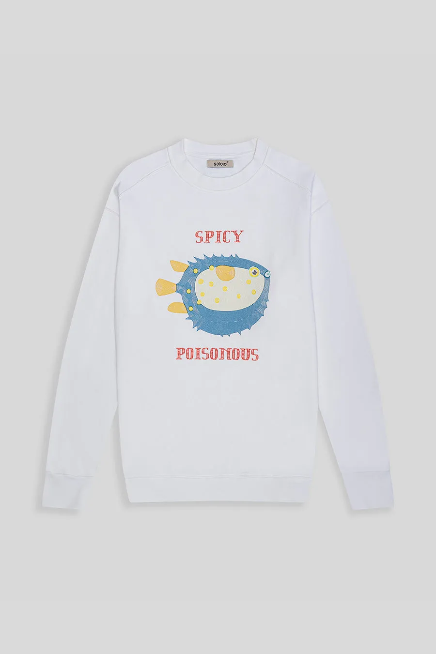 puffer fish sweatshirt