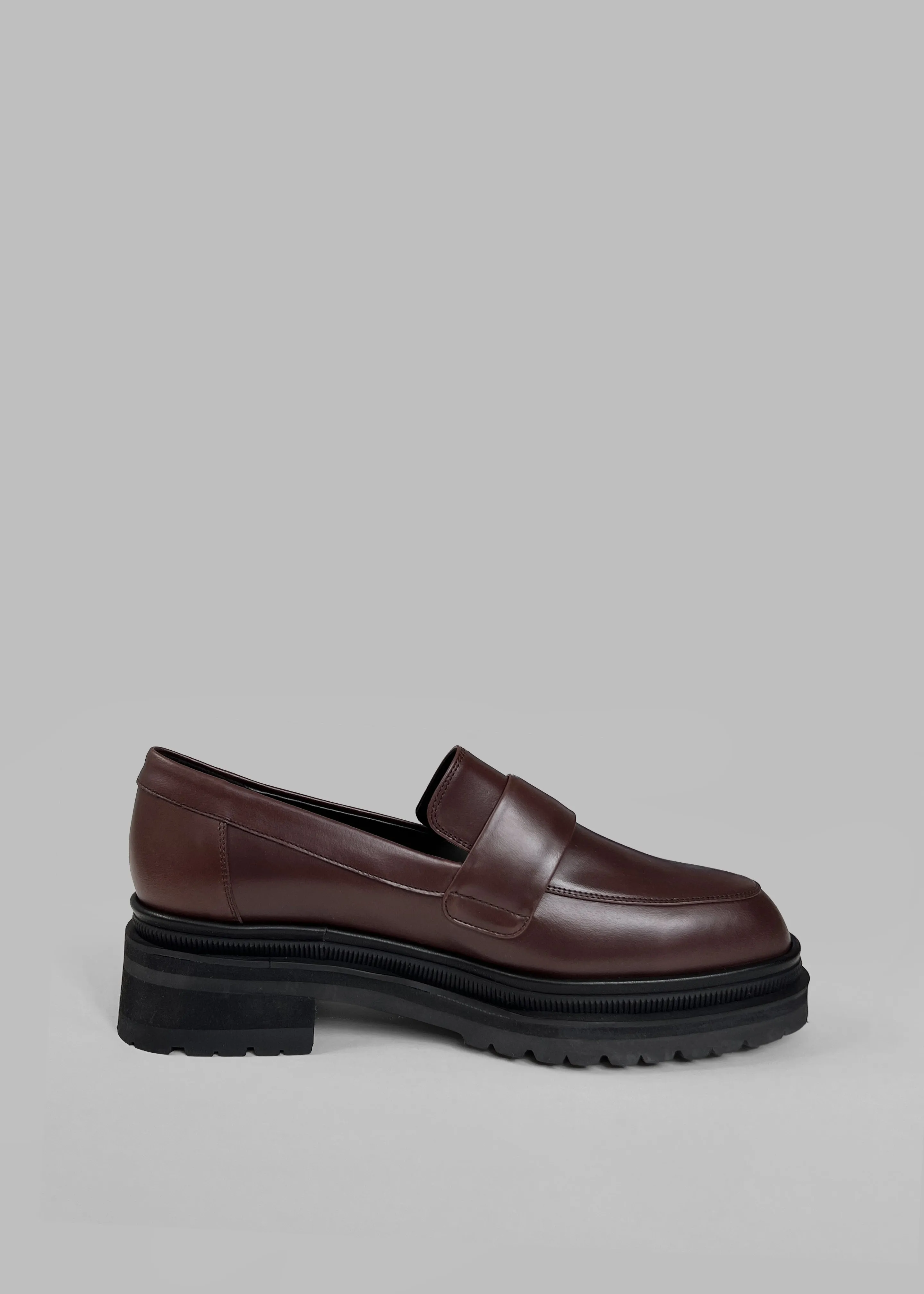 Reese Leather Loafers - Brown