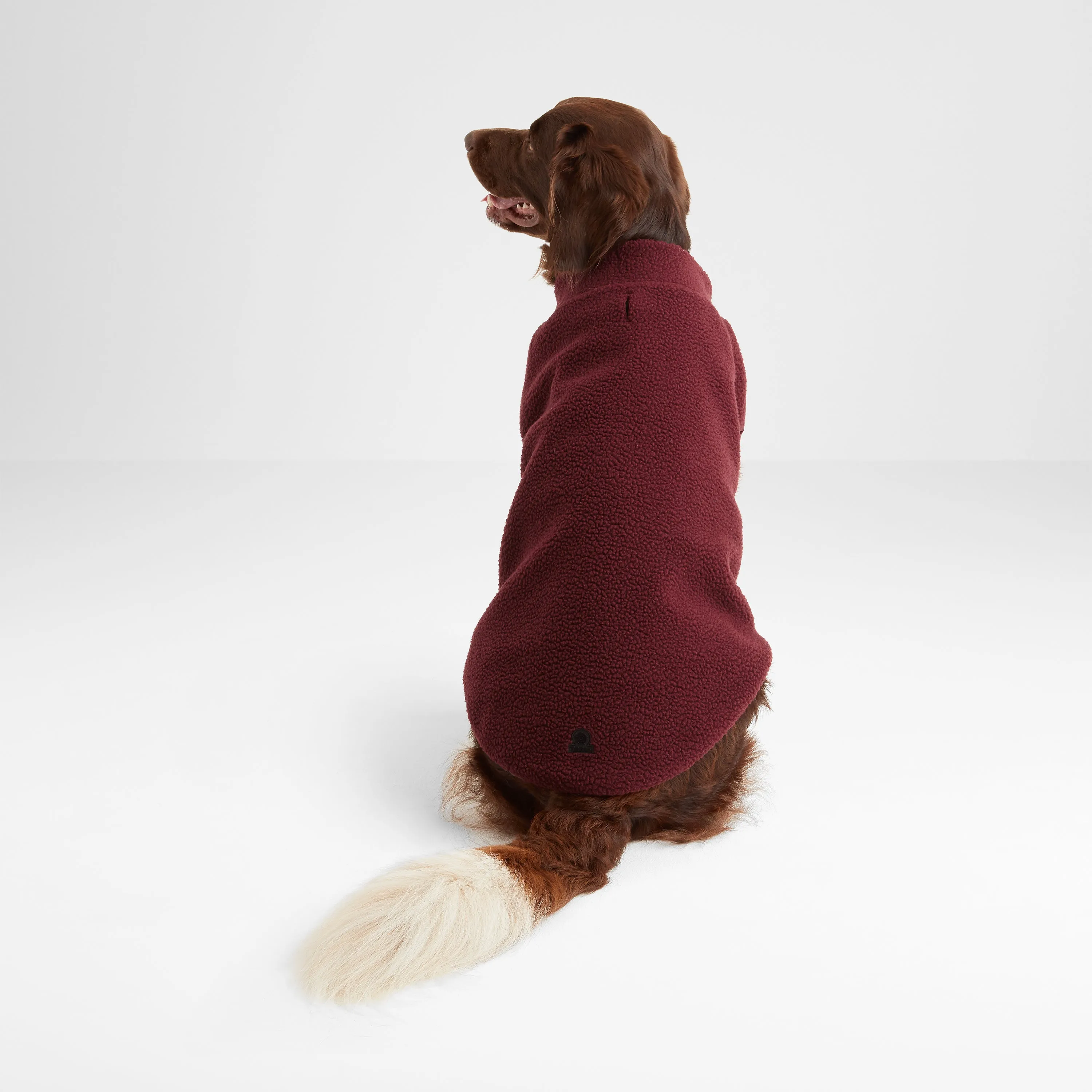 Rover Sherpa Dog Coat M - Maroon