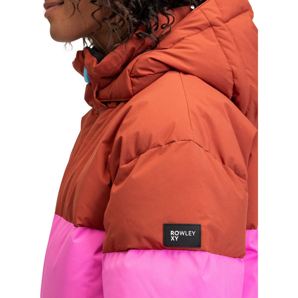 Roxy X Rowley Block Puffer Snowboard Jacket - Womens