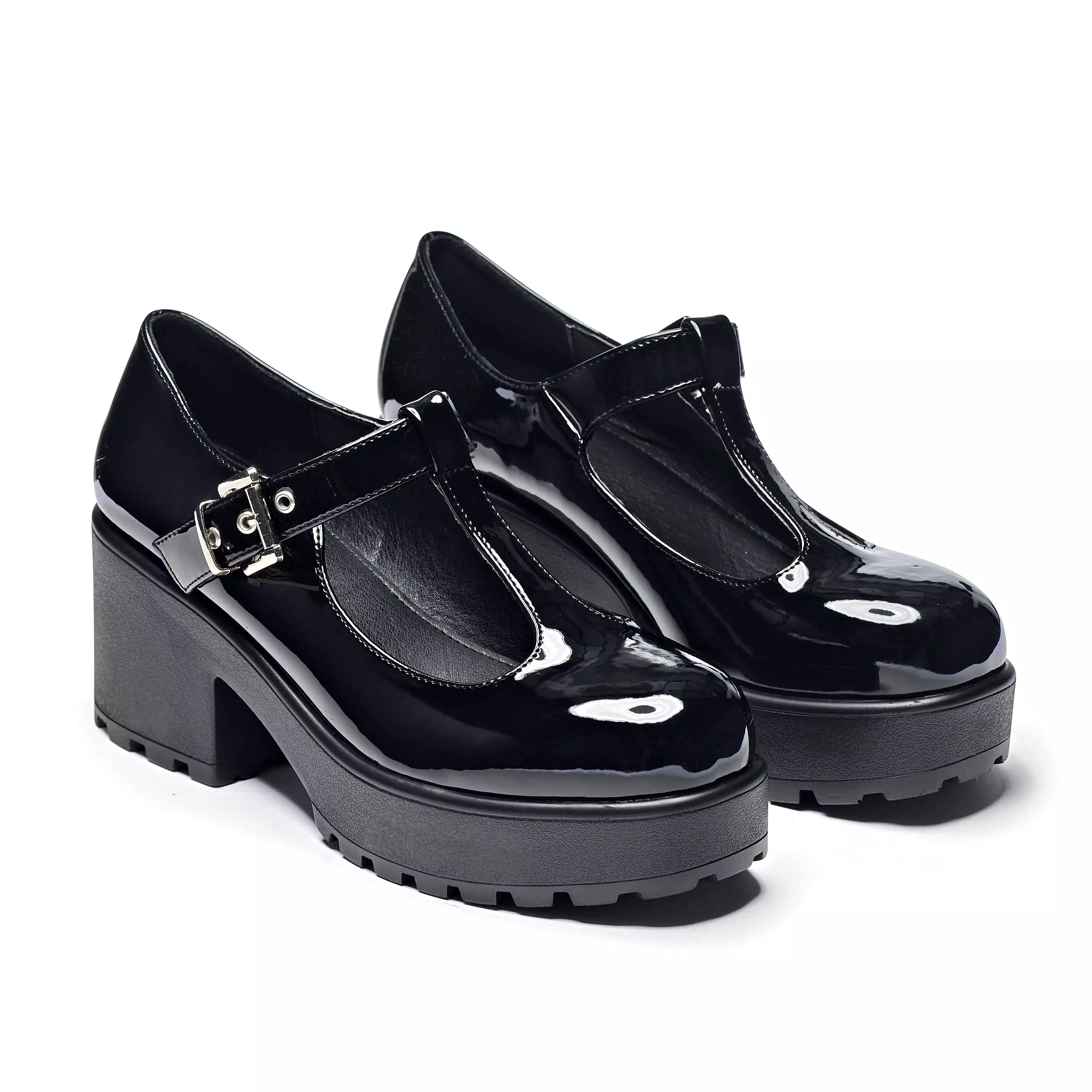 SAI Black Mary Jane Shoes 'Patent Edition'