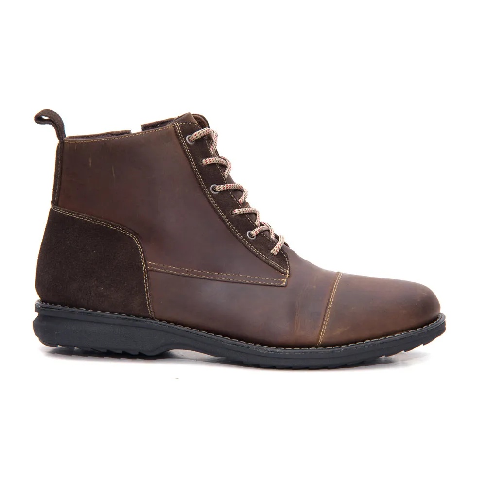 Sandro Moscoloni Eugene 6 eyelet straight tip boot brown