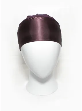 Satin Hijab Cap By Hijab ul Hareem Purple - HH24HC 03