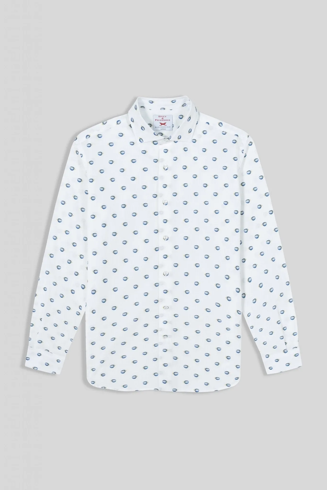 separated puffer fish cotton shirt