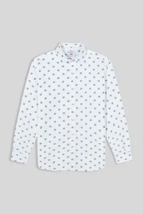 separated puffer fish cotton shirt